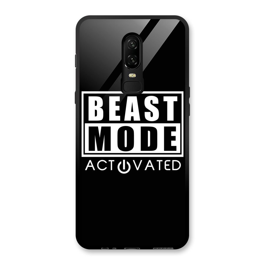 Beast Mode Activated Glass Back Case for OnePlus 6