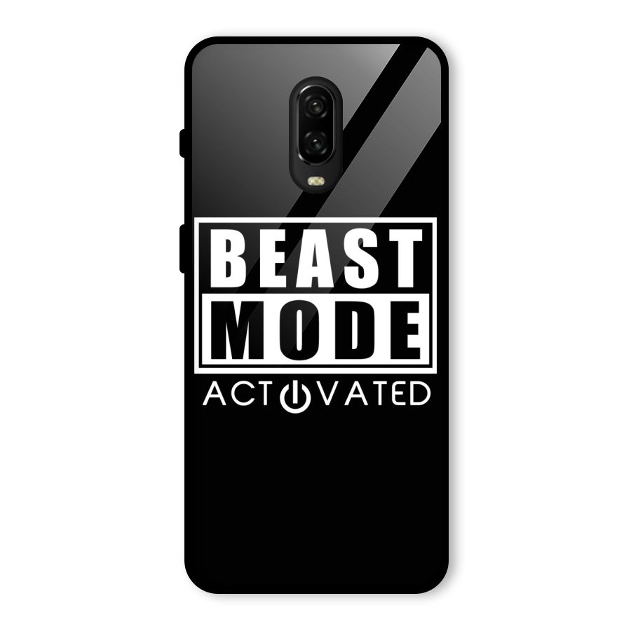 Beast Mode Activated Glass Back Case for OnePlus 6T