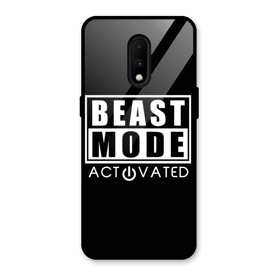Beast Mode Activated Glass Back Case for OnePlus 7