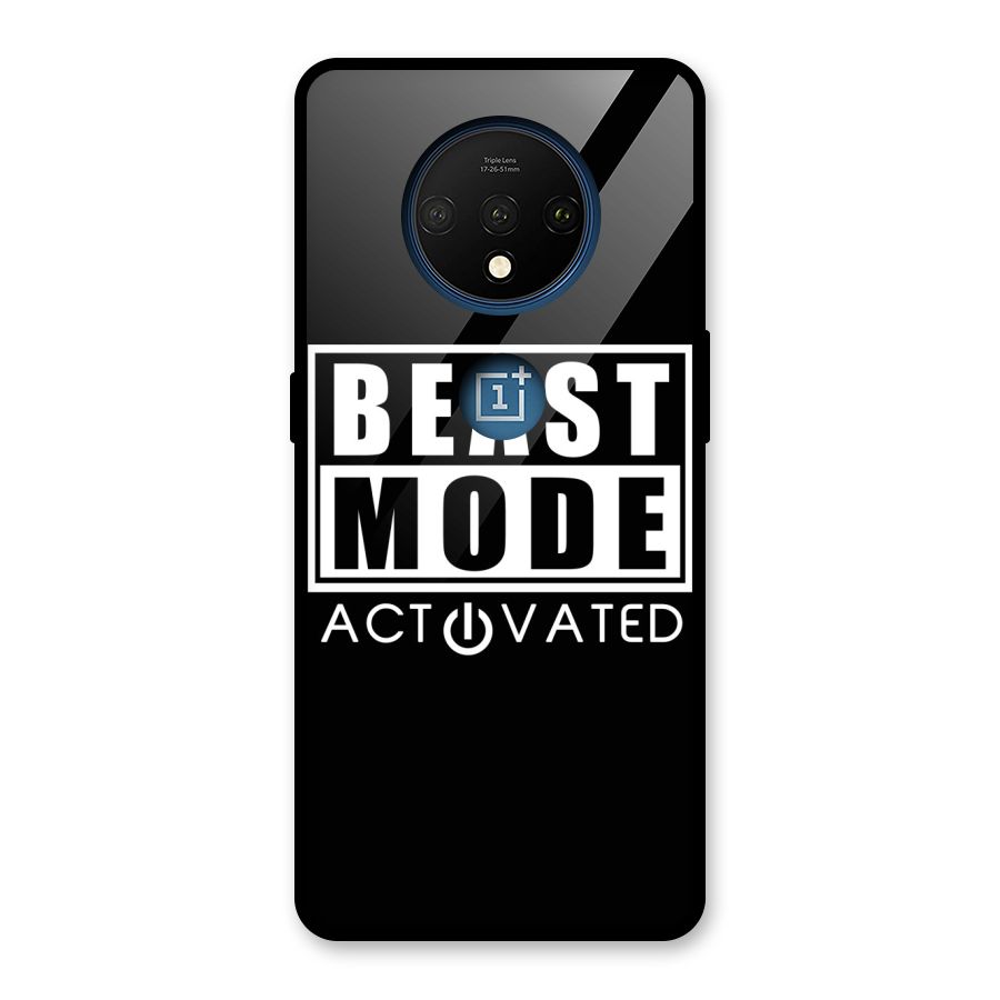Beast Mode Activated Glass Back Case for OnePlus 7T