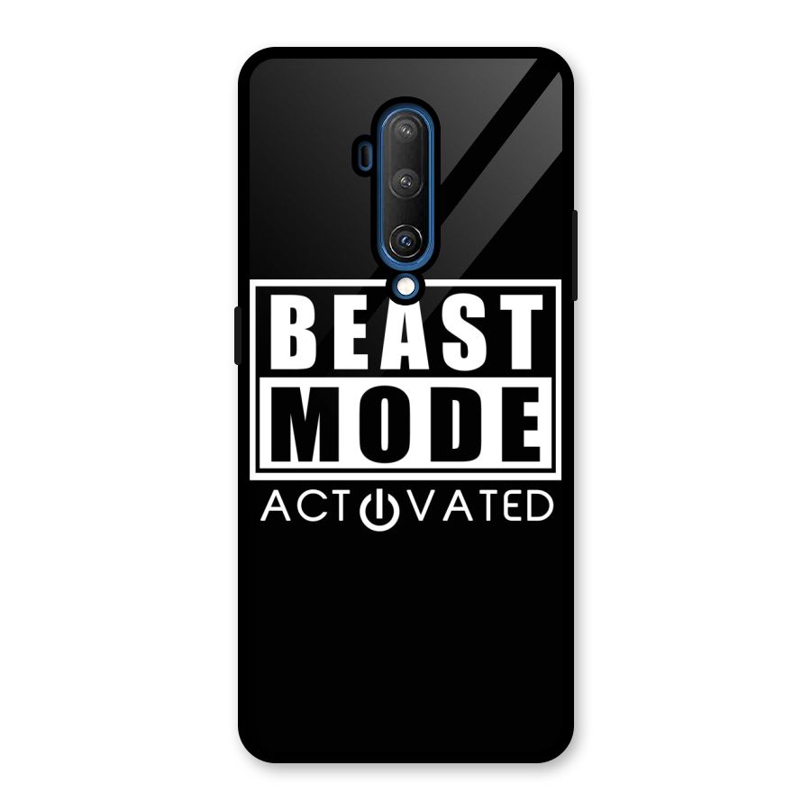 Beast Mode Activated Glass Back Case for OnePlus 7T Pro