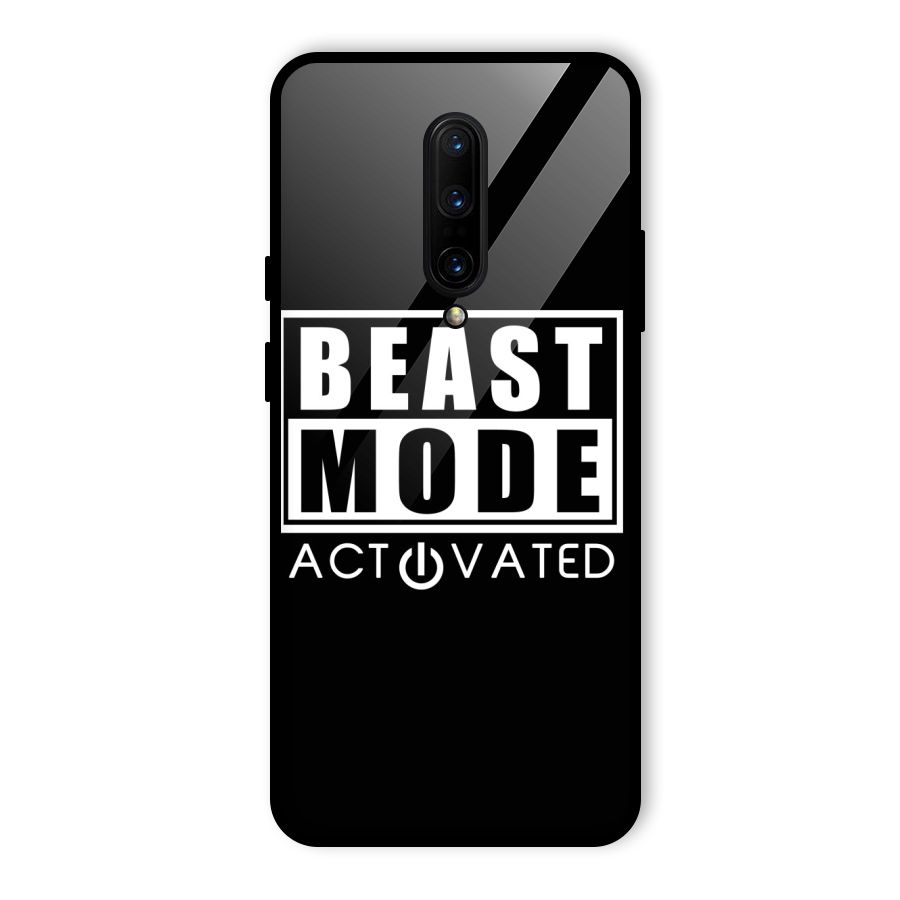 Beast Mode Activated Glass Back Case for OnePlus 7 Pro