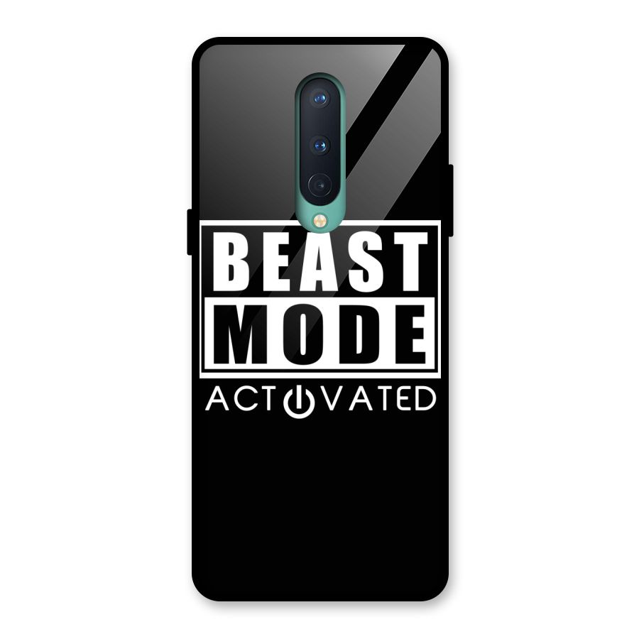 Beast Mode Activated Glass Back Case for OnePlus 8