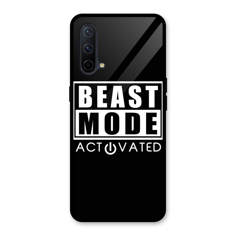 Beast Mode Activated Glass Back Case for OnePlus Nord CE 5G