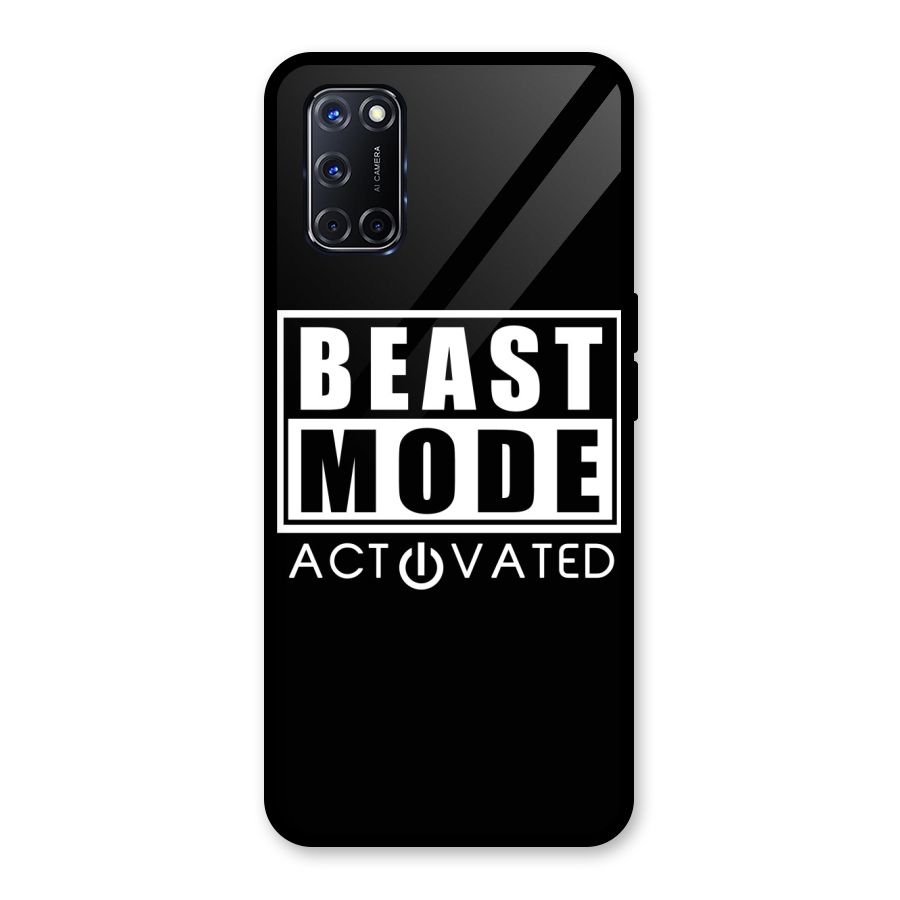 Beast Mode Activated Glass Back Case for Oppo A52