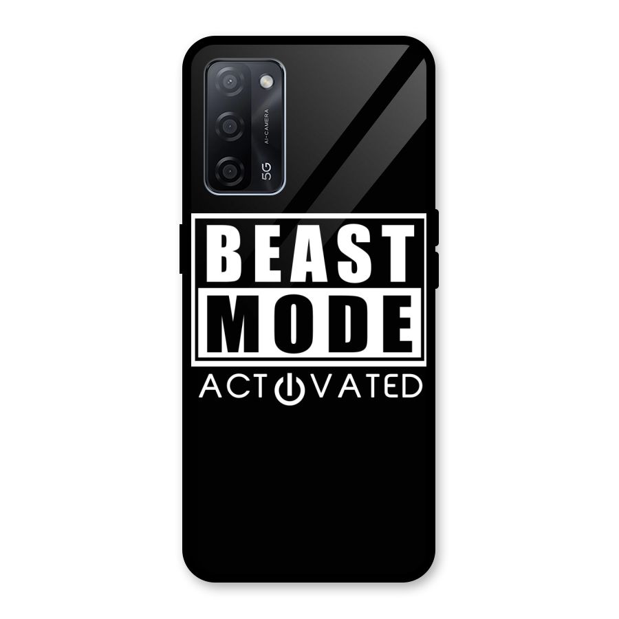 Beast Mode Activated Glass Back Case for Oppo A53s 5G