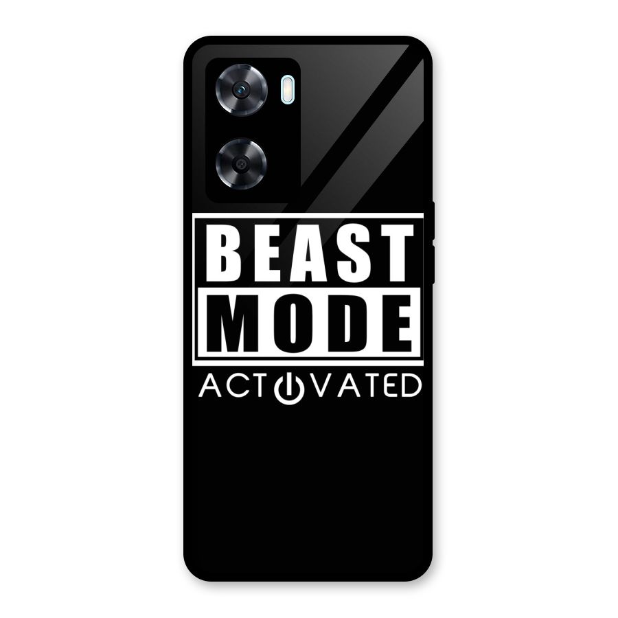 Beast Mode Activated Glass Back Case for Oppo A77