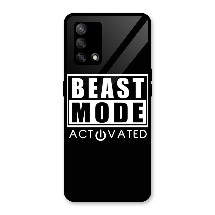Beast Mode Activated Glass Back Case for Oppo F19
