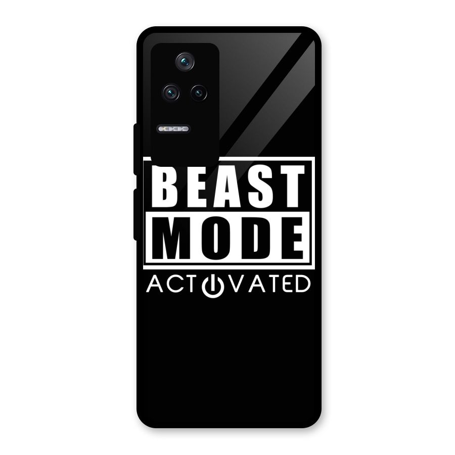 Beast Mode Activated Glass Back Case for Poco F4 5G