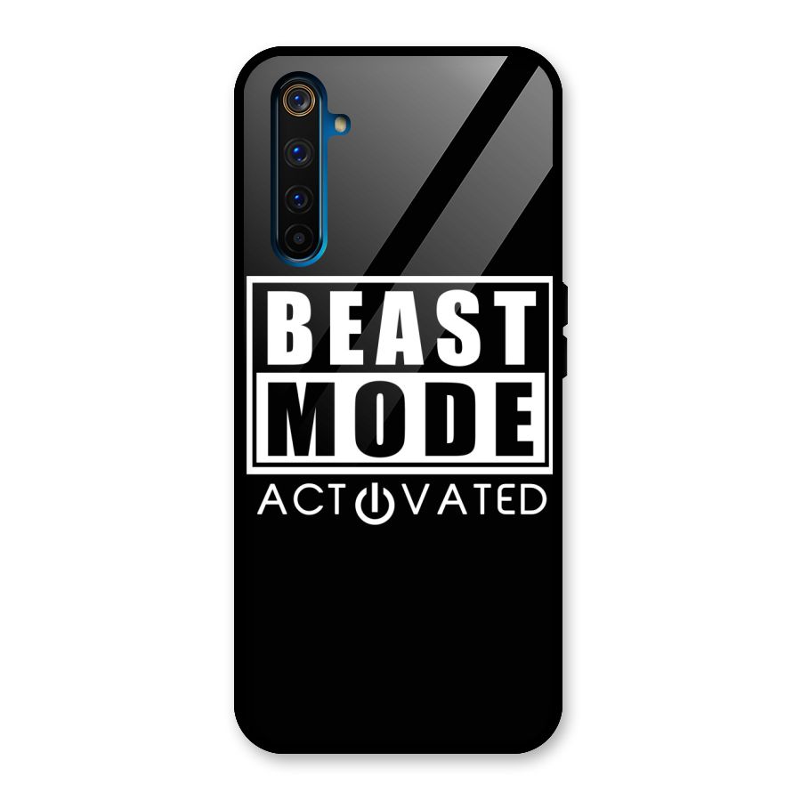 Beast Mode Activated Glass Back Case for Realme 6 Pro