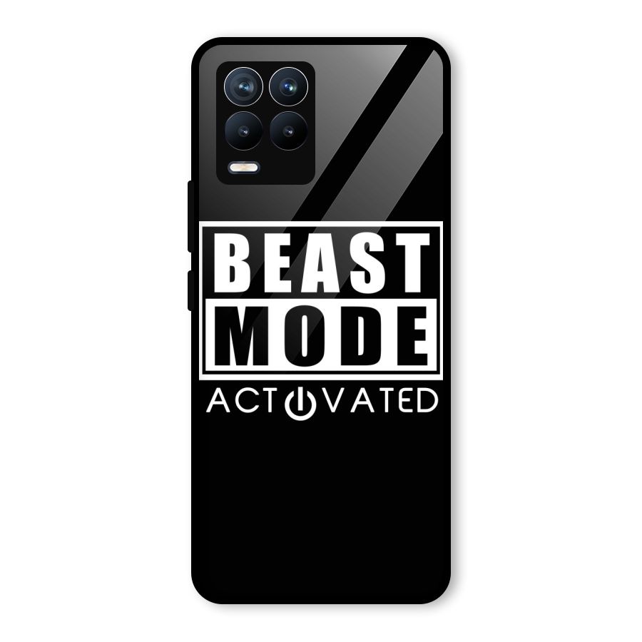 Beast Mode Activated Glass Back Case for Realme 8 Pro