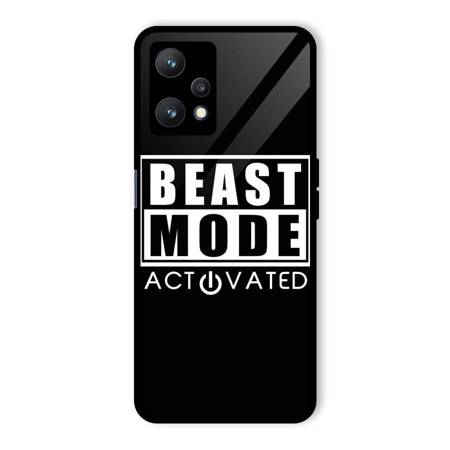 Beast Mode Activated Glass Back Case for Realme 9 Pro 5G