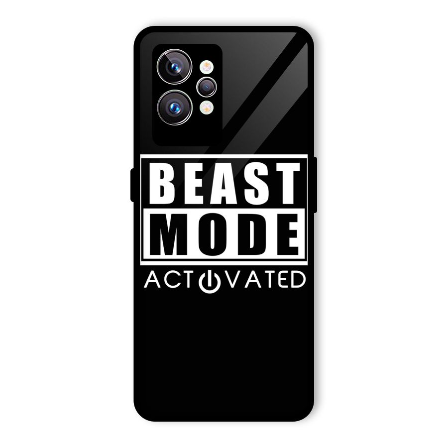 Beast Mode Activated Glass Back Case for Realme GT2 Pro