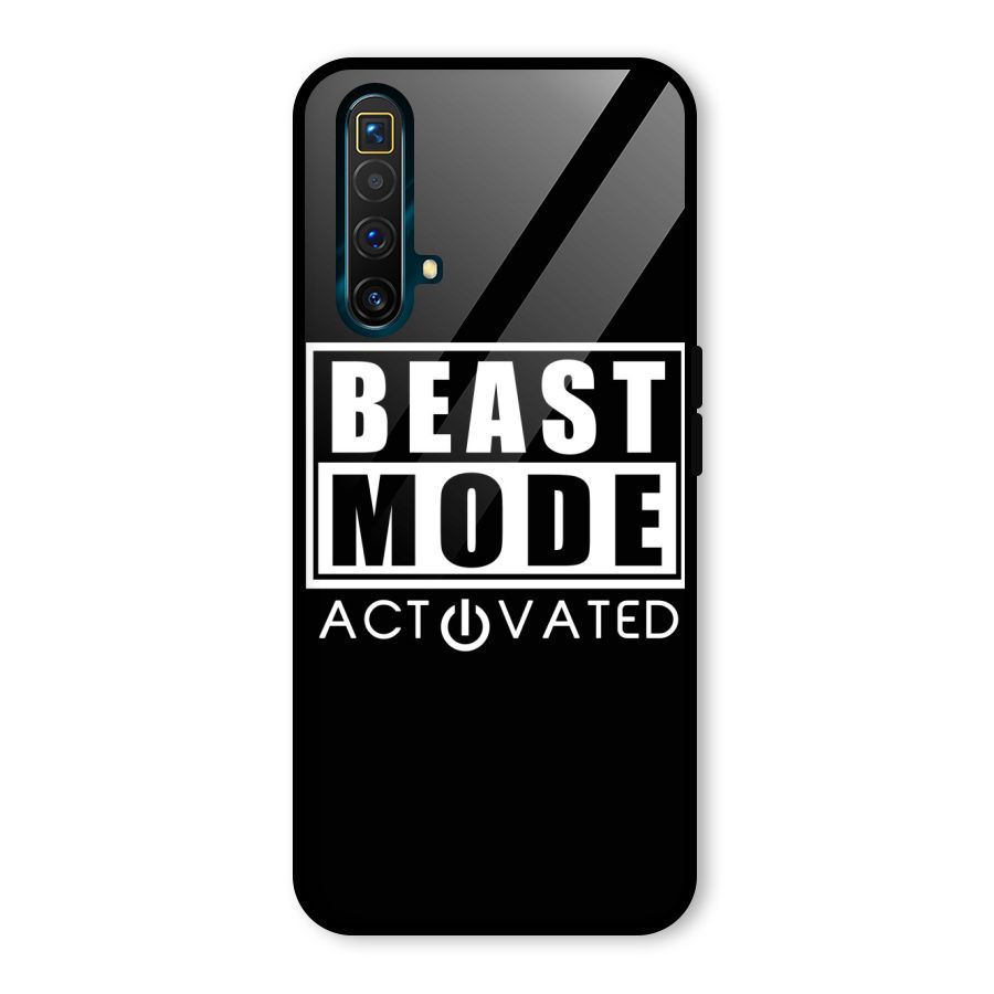 Beast Mode Activated Glass Back Case for Realme X3