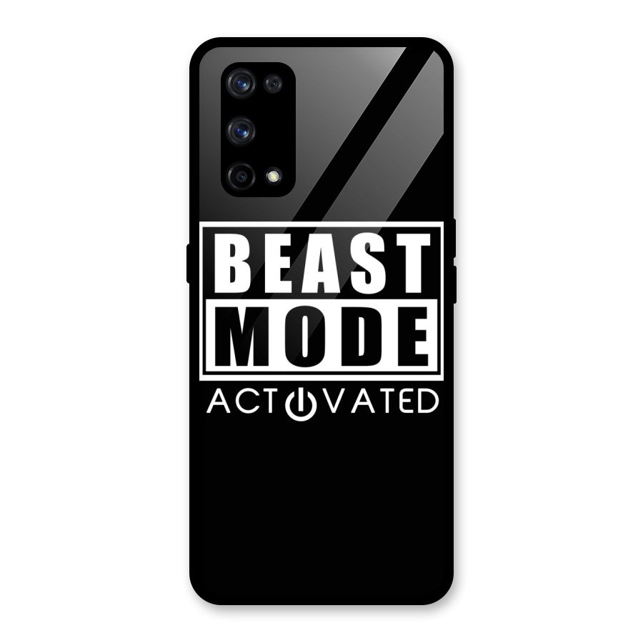 Beast Mode Activated Glass Back Case for Realme X7 Pro