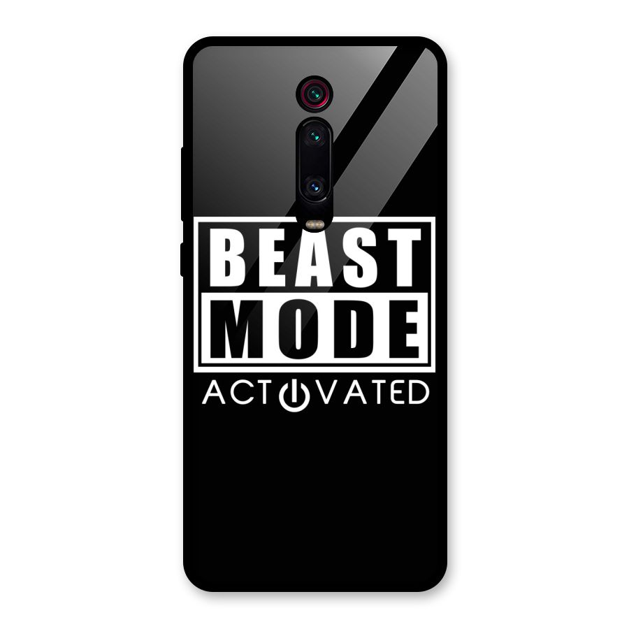 Beast Mode Activated Glass Back Case for Redmi K20 Pro