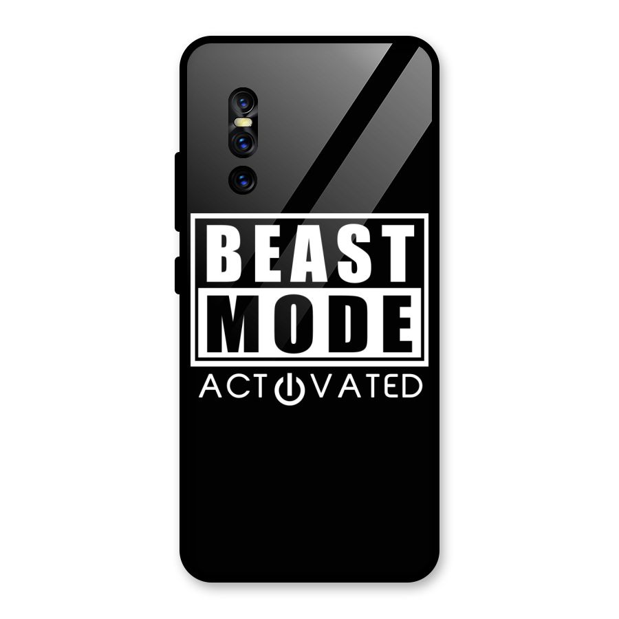Beast Mode Activated Glass Back Case for Vivo V15 Pro