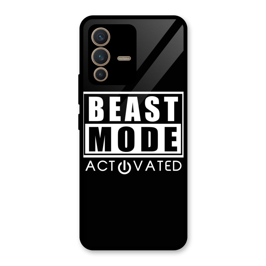 Beast Mode Activated Glass Back Case for Vivo V23 5G