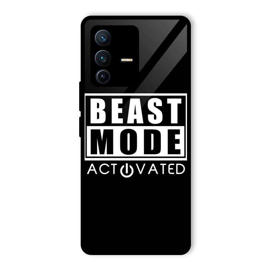 Beast Mode Activated Glass Back Case for Vivo V23 Pro