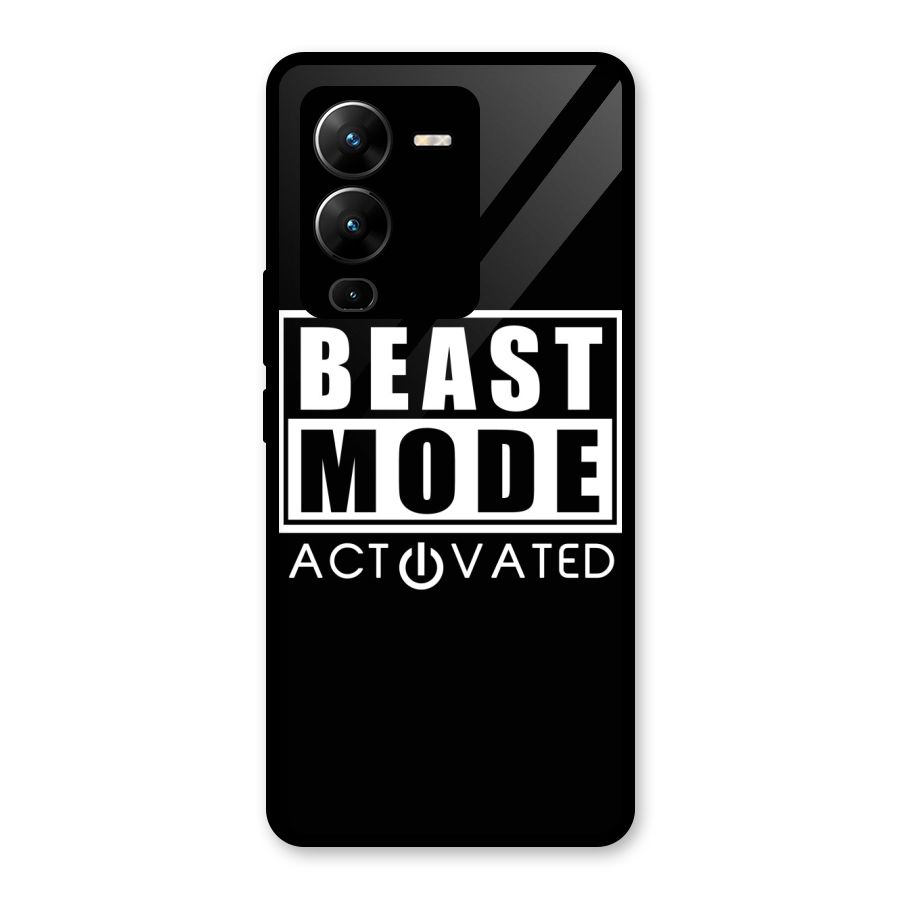 Beast Mode Activated Glass Back Case for Vivo V25 Pro