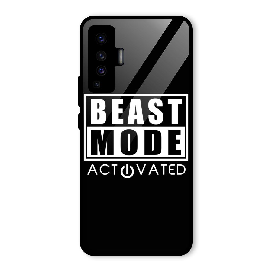Beast Mode Activated Glass Back Case for Vivo X50