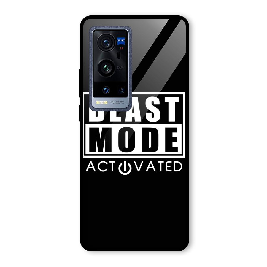 Beast Mode Activated Glass Back Case for Vivo X60 Pro Plus