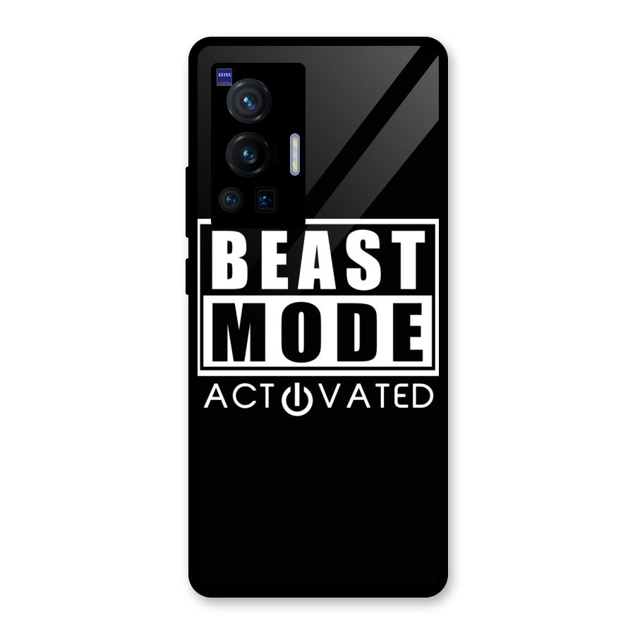 Beast Mode Activated Glass Back Case for Vivo X70 Pro