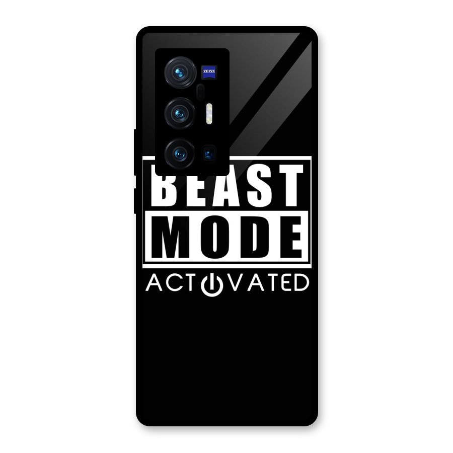Beast Mode Activated Glass Back Case for Vivo X70 Pro Plus