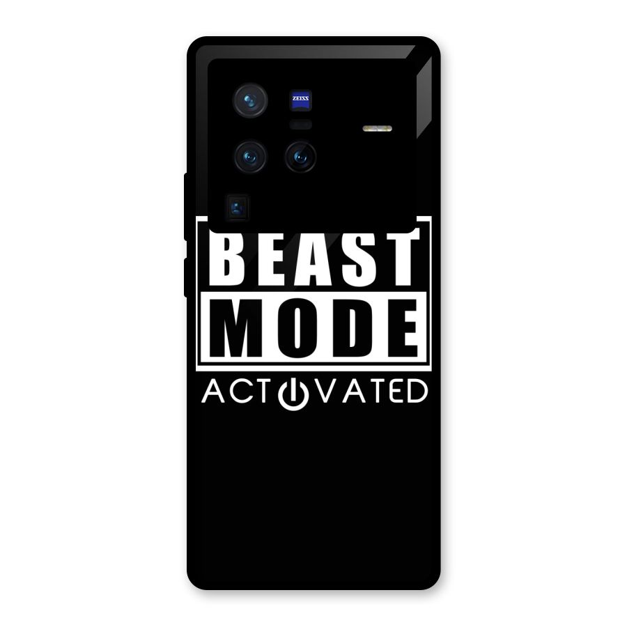 Beast Mode Activated Glass Back Case for Vivo X80 Pro