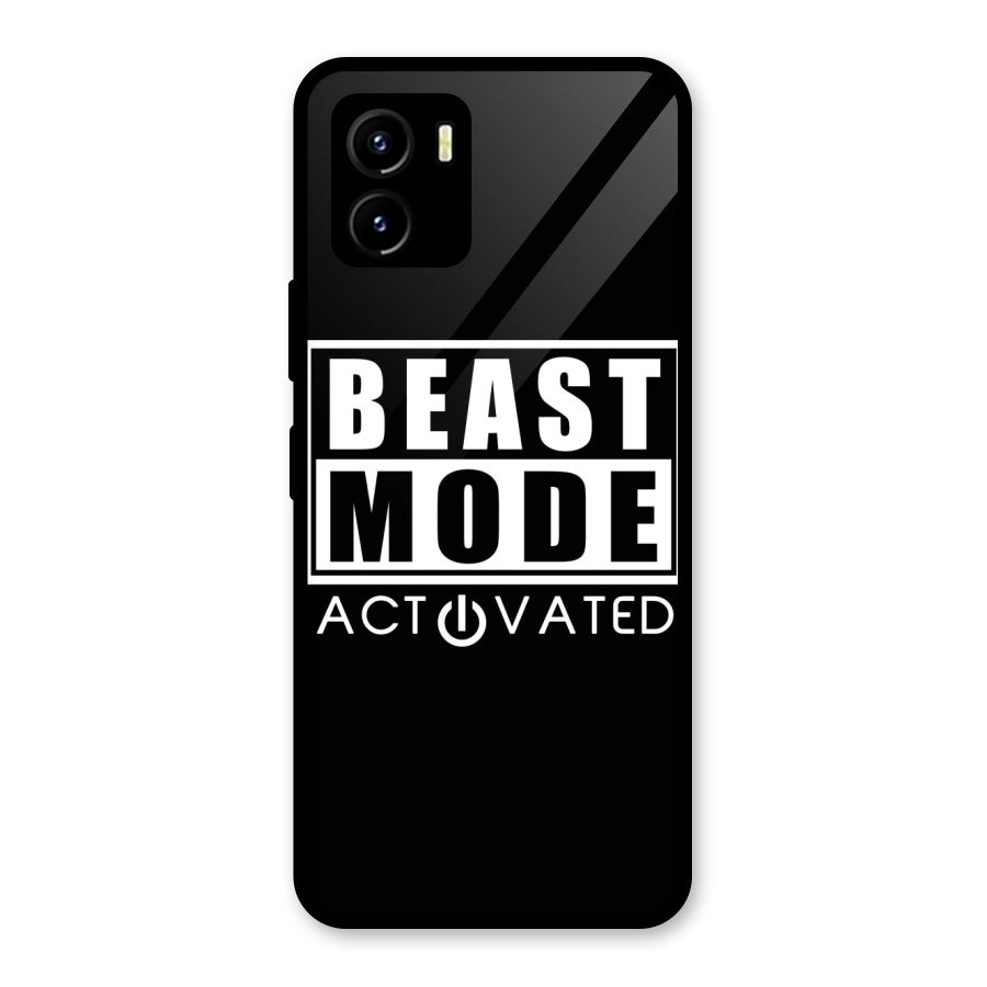Beast Mode Activated Glass Back Case for Vivo Y15s