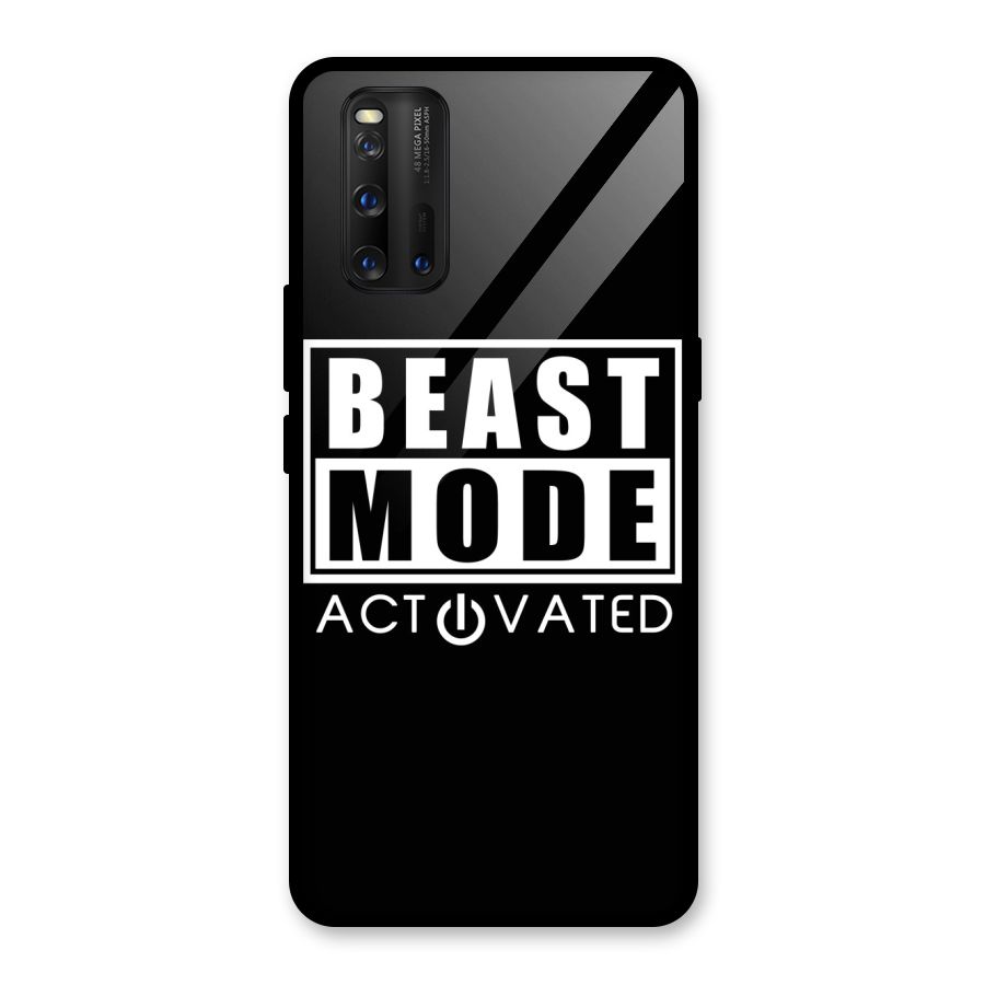 Beast Mode Activated Glass Back Case for Vivo iQOO 3