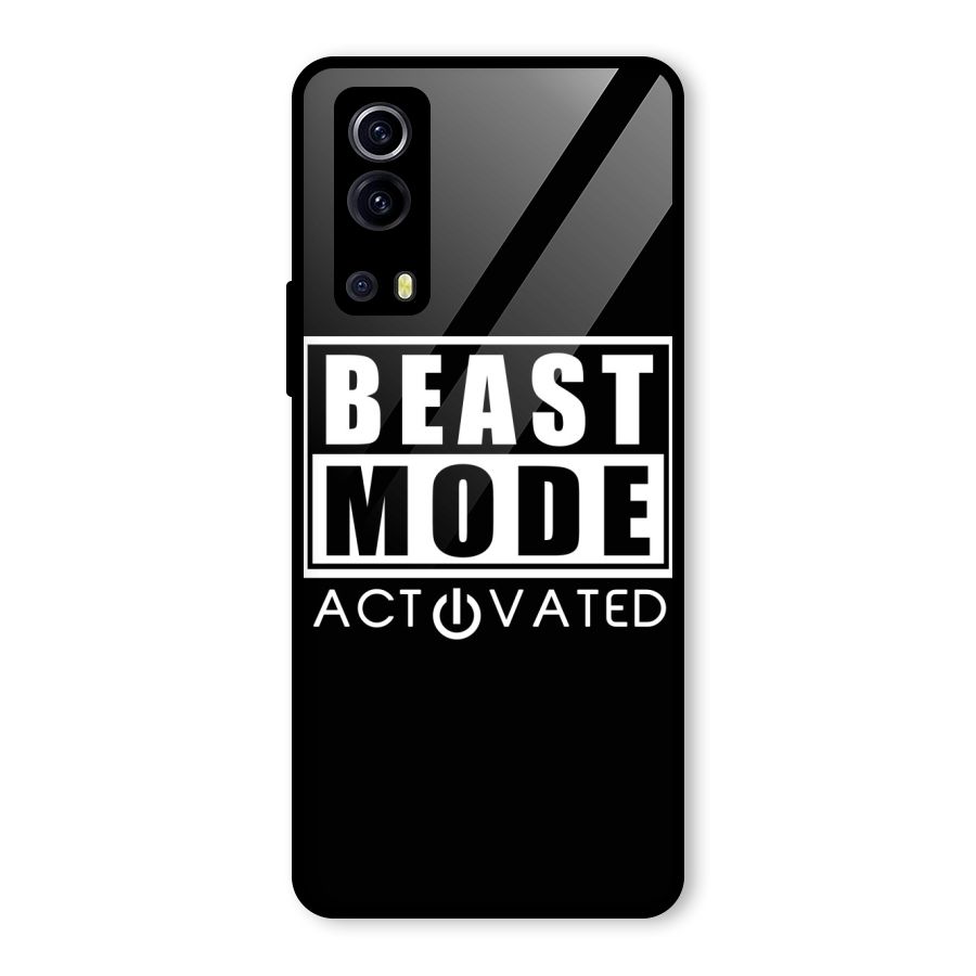 Beast Mode Activated Glass Back Case for Vivo iQOO Z3