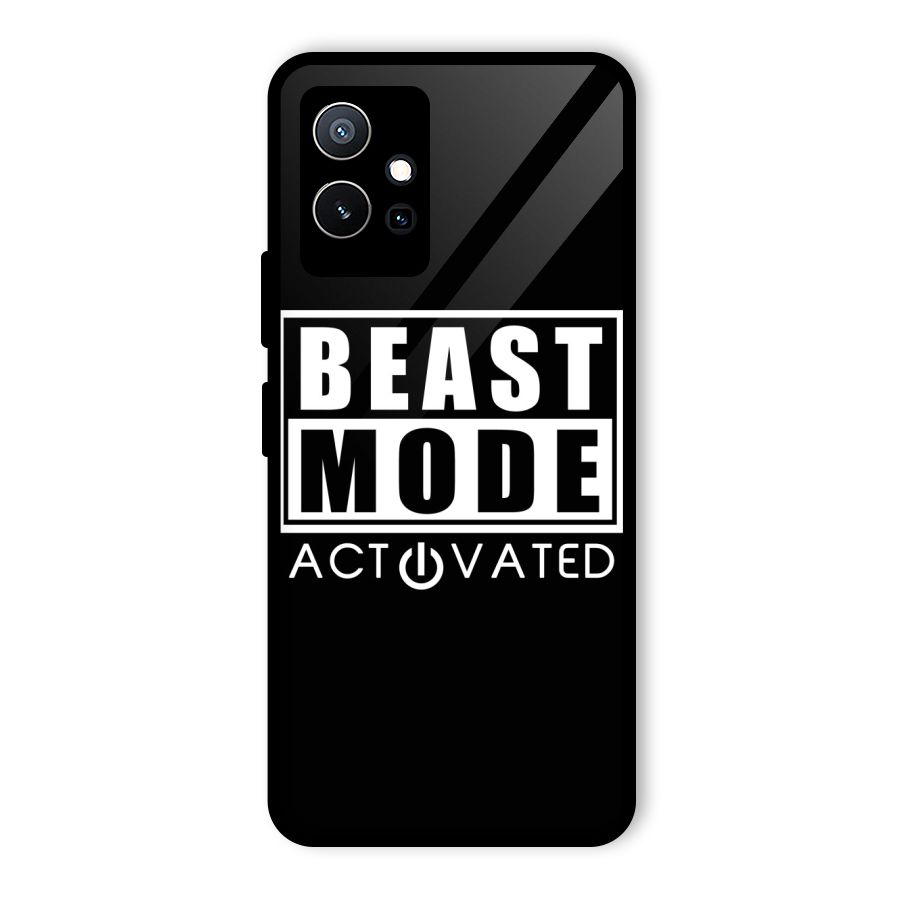 Beast Mode Activated Glass Back Case for Vivo iQOO Z6