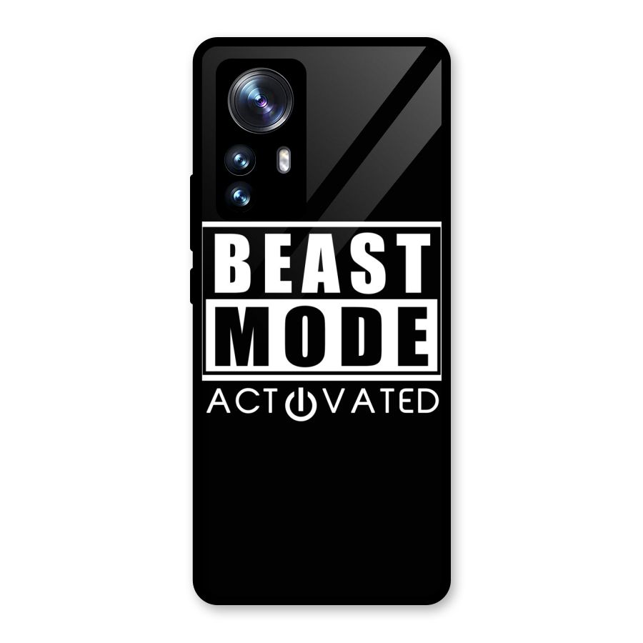 Beast Mode Activated Glass Back Case for Xiaomi 12 Pro