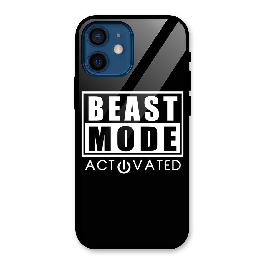 Beast Mode Activated Glass Back Case for iPhone 12 Mini