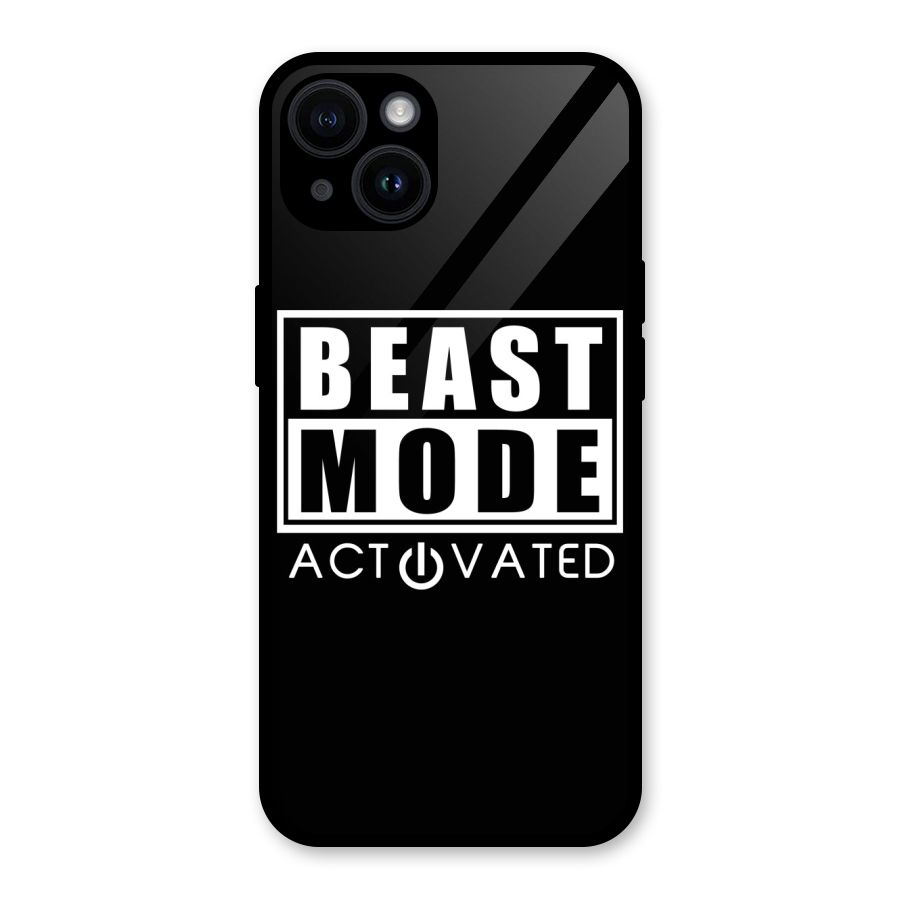Beast Mode Activated Glass Back Case for iPhone 14
