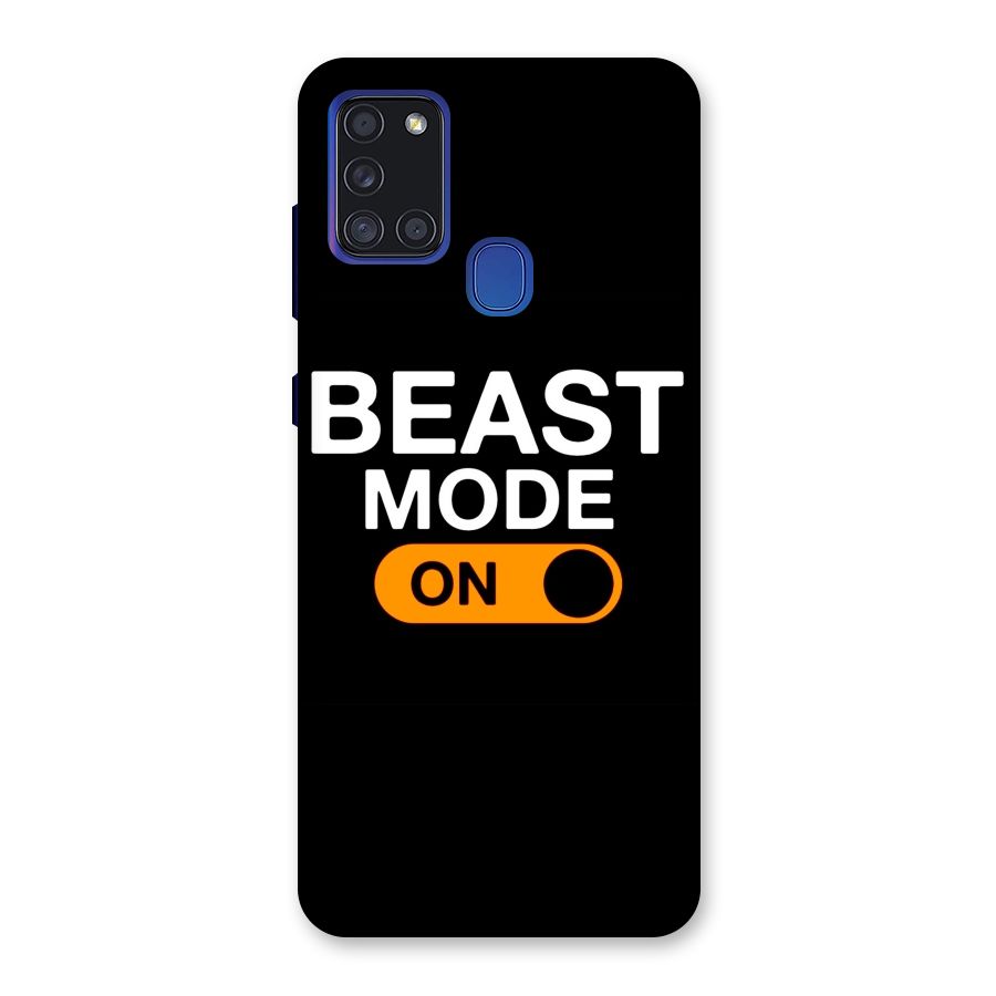 Beast Mode Switched On Back Case for Galaxy A21s