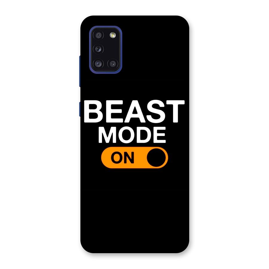 Beast Mode Switched On Back Case for Galaxy A31