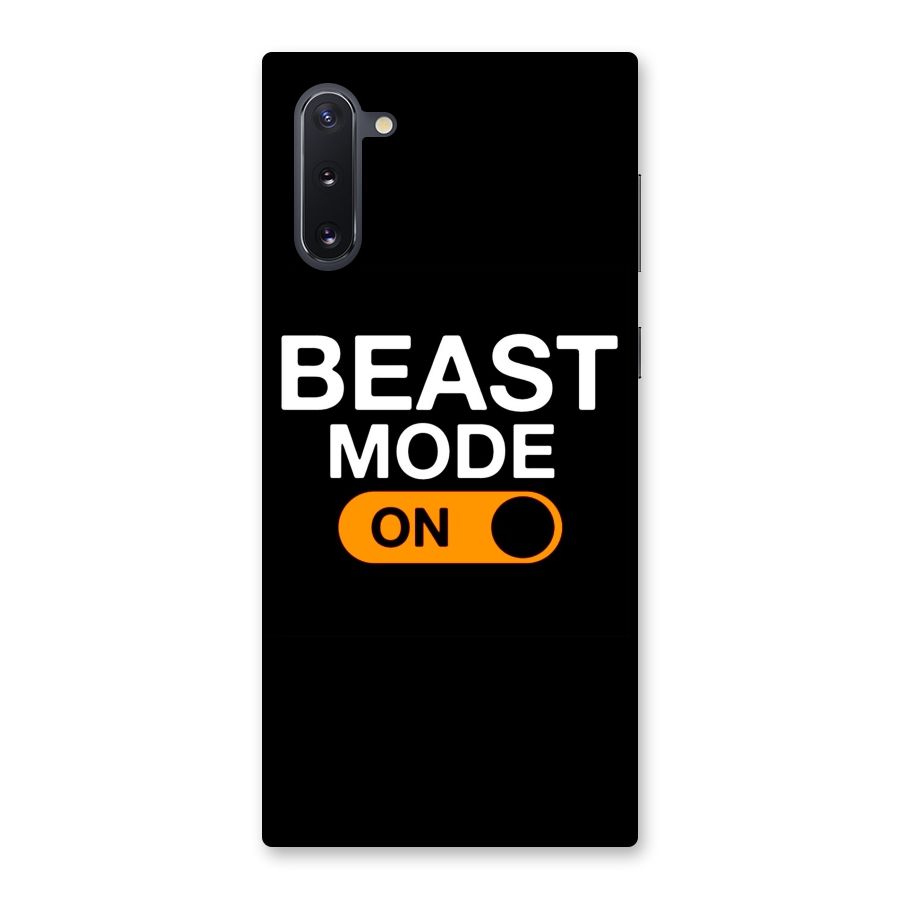 Beast Mode Switched On Back Case for Galaxy Note 10