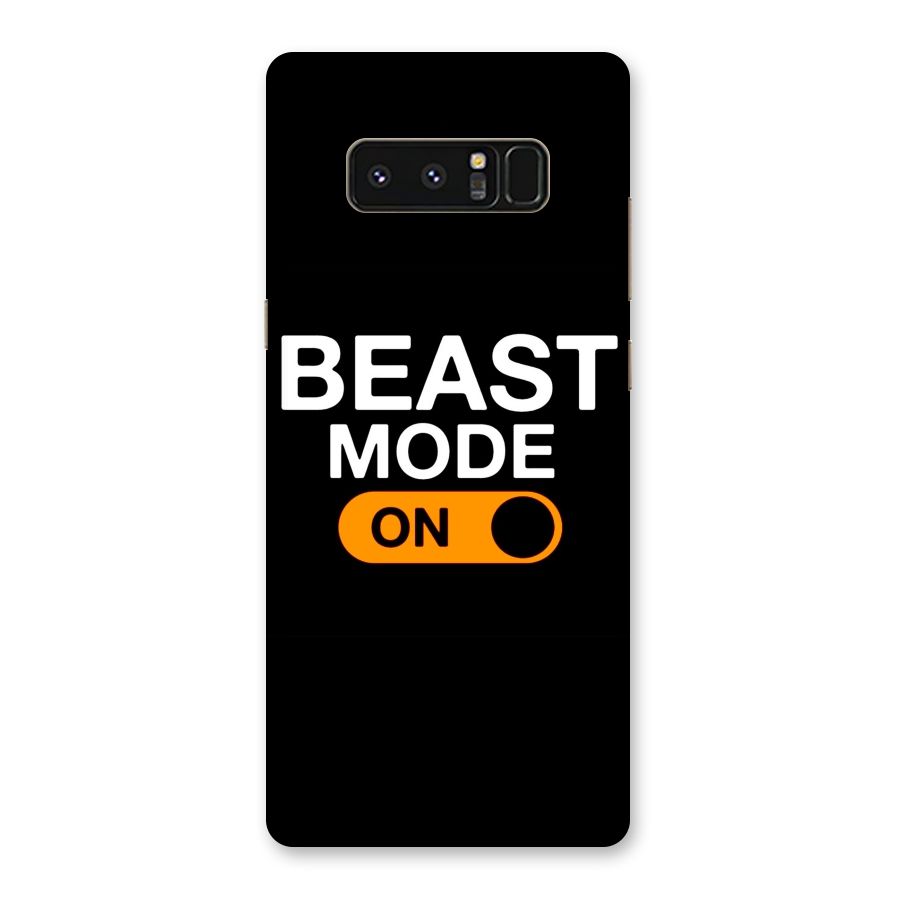 Beast Mode Switched On Back Case for Galaxy Note 8