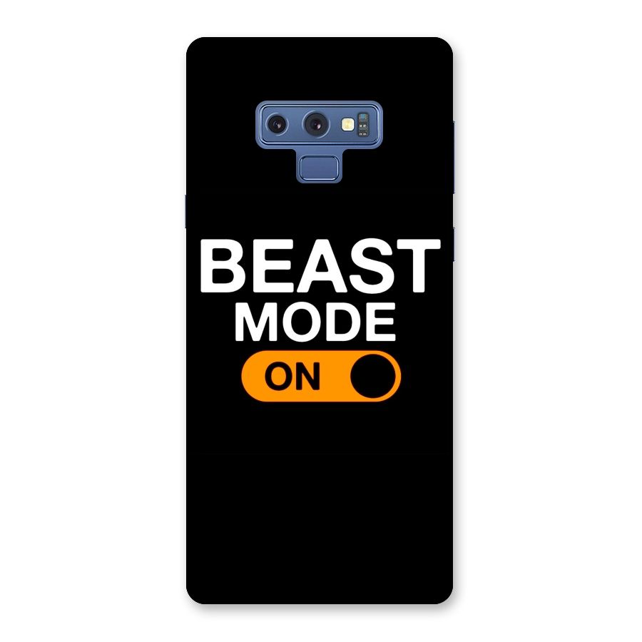 Beast Mode Switched On Back Case for Galaxy Note 9