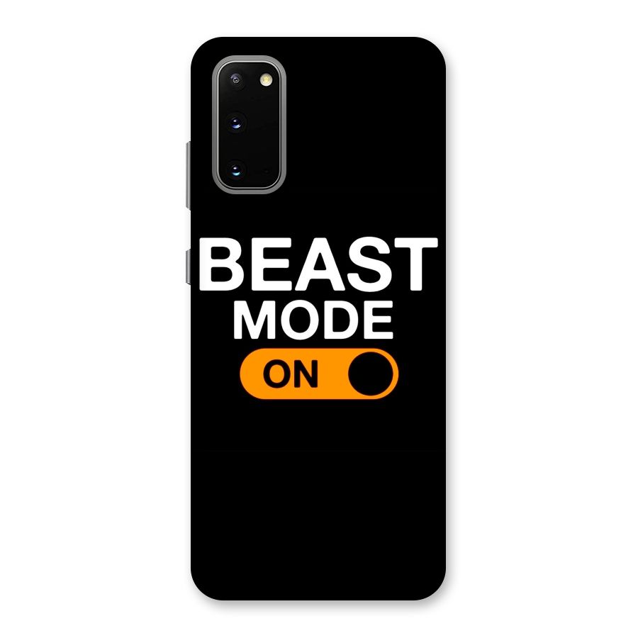 Beast Mode Switched On Back Case for Galaxy S20