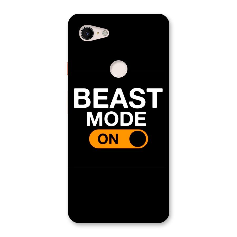 Beast Mode Switched On Back Case for Google Pixel 3 XL