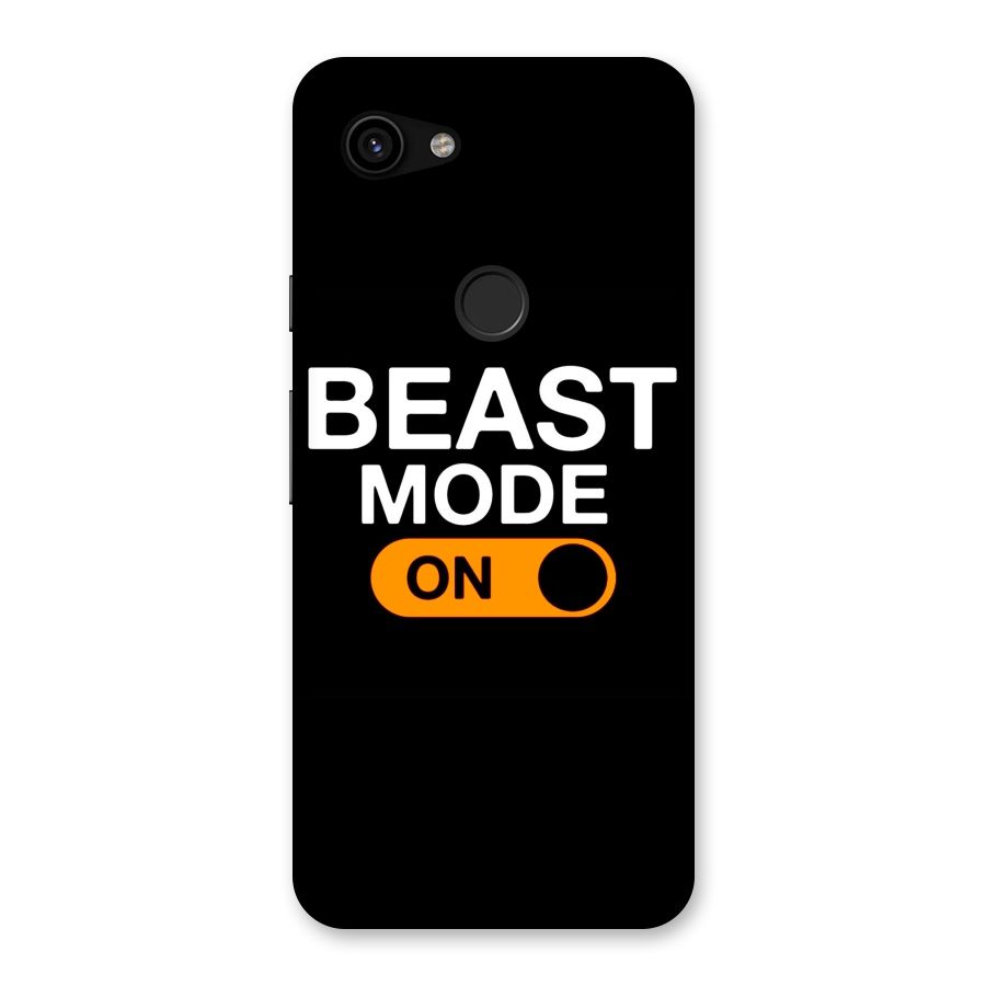 Beast Mode Switched On Back Case for Google Pixel 3a