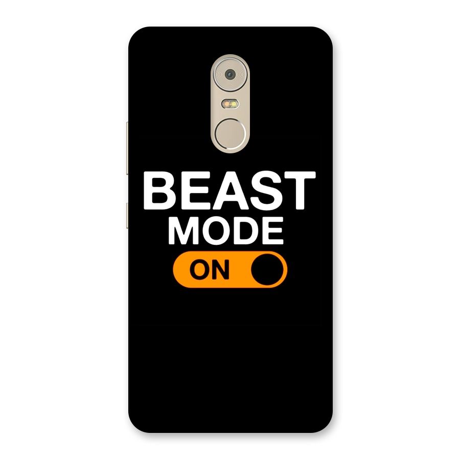 Beast Mode Switched On Back Case for Lenovo K6 Note