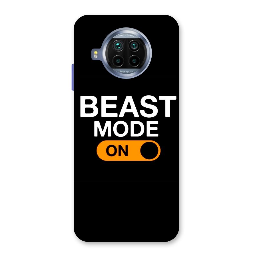 Beast Mode Switched On Back Case for Mi 10i