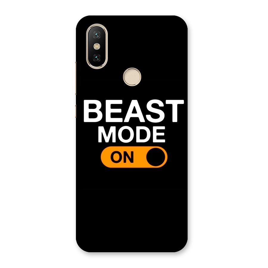 Beast Mode Switched On Back Case for Mi A2