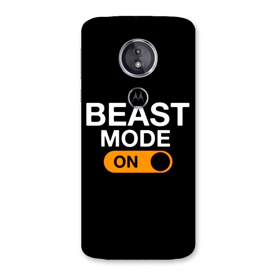 Beast Mode Switched On Back Case for Moto E5