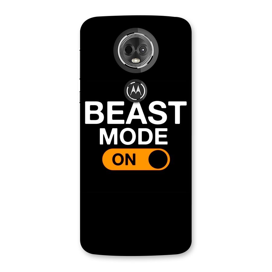 Beast Mode Switched On Back Case for Moto E5 Plus
