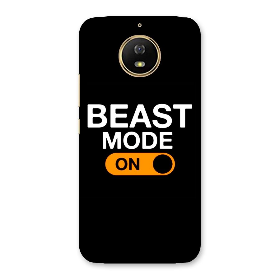 Beast Mode Switched On Back Case for Moto G5s